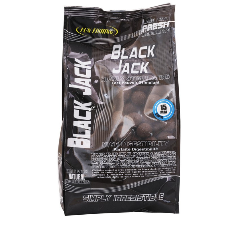 Bouillettes Fun Fishing Black Jack 1KG