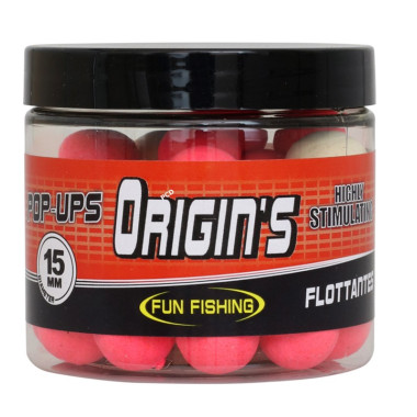 Bouillettes Flottantes Fun Fishing Pop Ups Origin's 60G