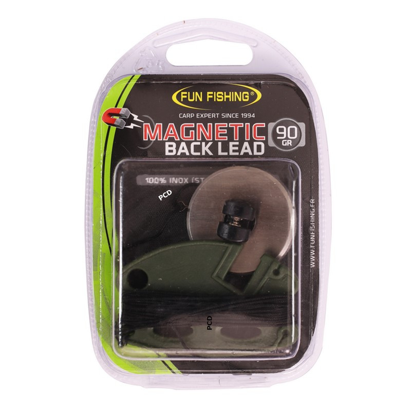 Back Lead Fun Fishing Magnetic Back Lead Inox 90G