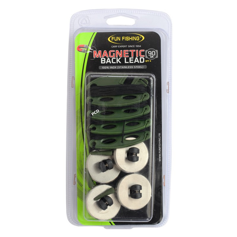 Back Lead Fun Fishing Magnetic Back Lead Inox 90G Par 4