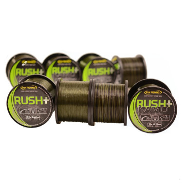 Monofilament Fun Fishing Rush + Camo 1000M