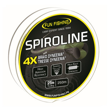 Tresse Fun Fishing Spiroline 250M