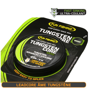 Leadcore Tungsten Core Fun Fishing 8M Weed