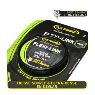 Flexi-link Fun Fishing 20M Weed