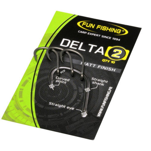 Hameçons téflonnés Fun fishing Delta Séries Par 10