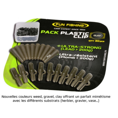 Pack Plastic Clip Fun Fishing Par 10