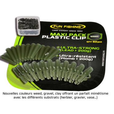 Maxi Pack Plasctic Clip Fun Fishing Par 20