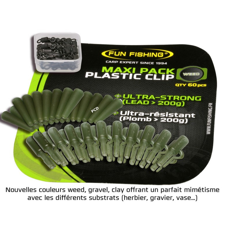 Maxi Pack Plasctic Clip Fun Fishing Par 20