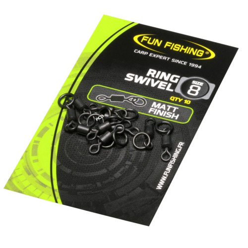 Emerillons à Anneaux Fun Fishing Taille 8 Par 10