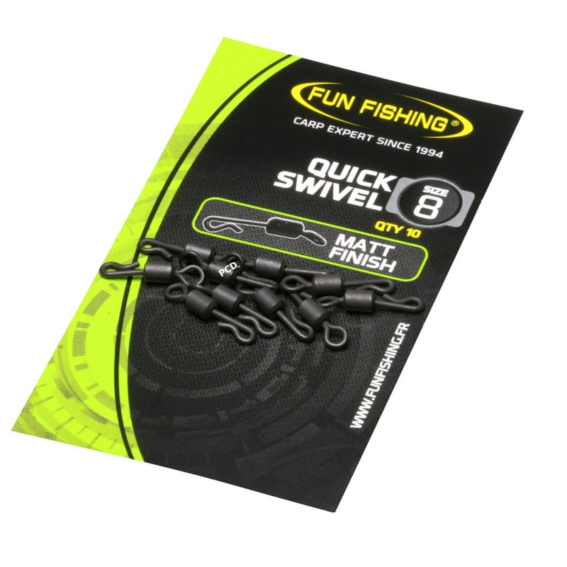 Quick Swiwel Fun Fishing Taille 8 Par 10