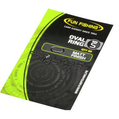 Anneaux Fun Fishing Oval Rings Par 20