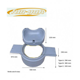 BANC VIVIER FUN YAK AVEC...