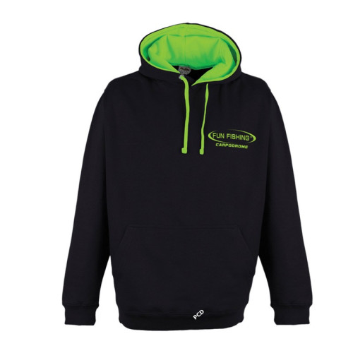 Sweat-Shirt Fun Fishing Noir et Vert
