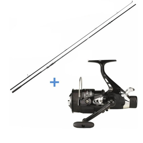 Ensemble Carpe Débrayable Crosser Carp Slim 13P 3.5LBS Et Aka HRS 601FD