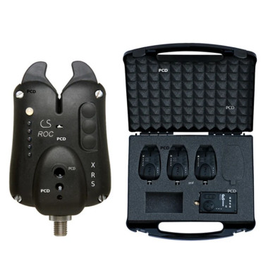 Coffret CarpSounder Centrale + 3 Détecteurs Roc XRS Black
