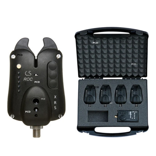 Coffret CarpSounder Centrale + 4 Détecteurs Roc XRS Black