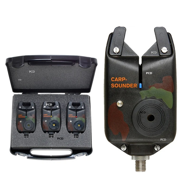 Coffret 3 Détecteurs CarpSounder Basic Camou 3 Coloris
