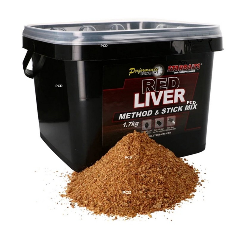 Amorce Starbaits Performance Concept Red Liver Method & Stick Mix 1KG700