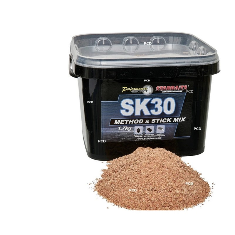 Amorce Starbaits Performance Concept SK30 Method & Stick Mix 1KG700