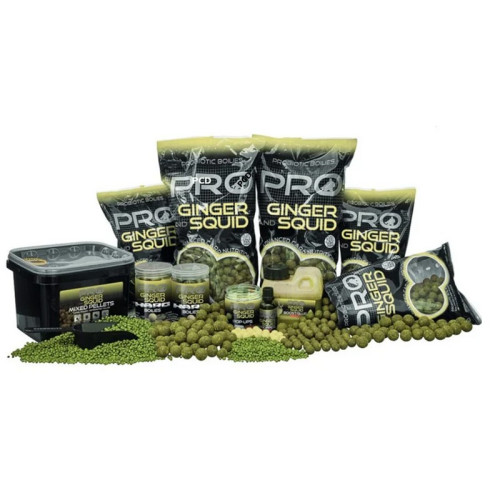 Hookbaits Starbaits Probiotic Pro Ginger Squid Hard Baits 200G