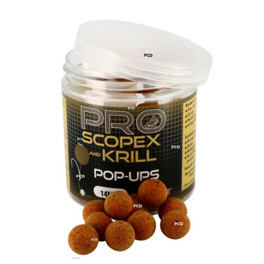 Bouillettes Flottantes Starbaits Probiotic Pro Scopex Krill Pop Up 50G