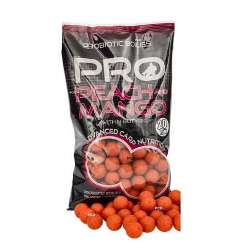 Bouillettes Starbaits Probiotic Pro Peach & Mango 800G