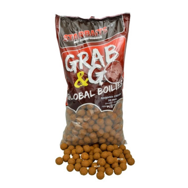 Bouillettes Starbaits Grab & Go Global 2KG500 Banana Cream