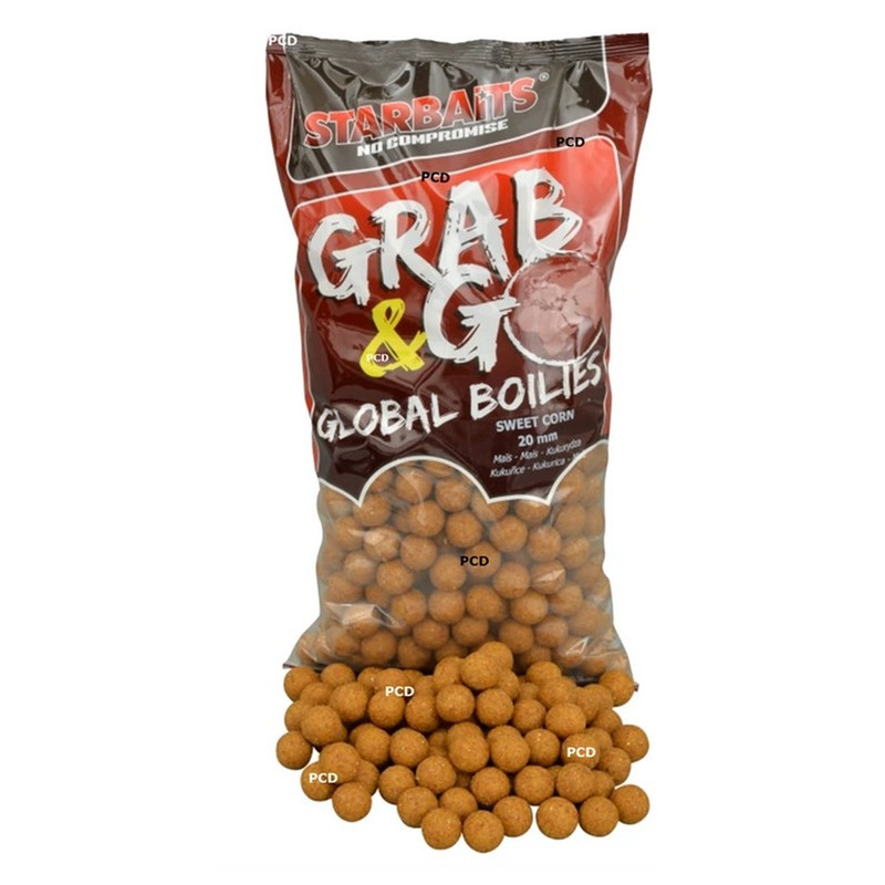 Bouillettes Starbaits Grab & Go Global 2KG500 Sweet Corn