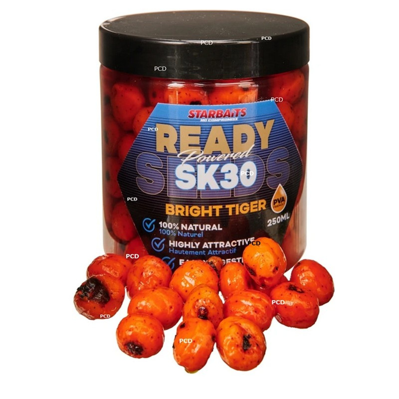 Graines Préparées Starbaits Tigernuts Ready Seeds Bright Tiger SK30 250ML