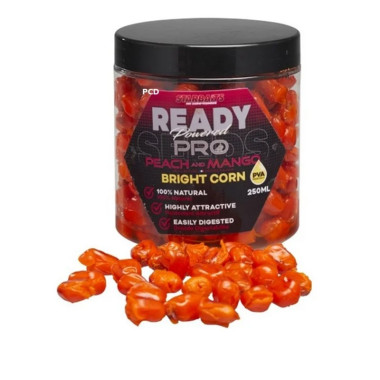 Graines Préparées Starbaits Ready Seeds Pro Bright Corn Peach Mango 250ML