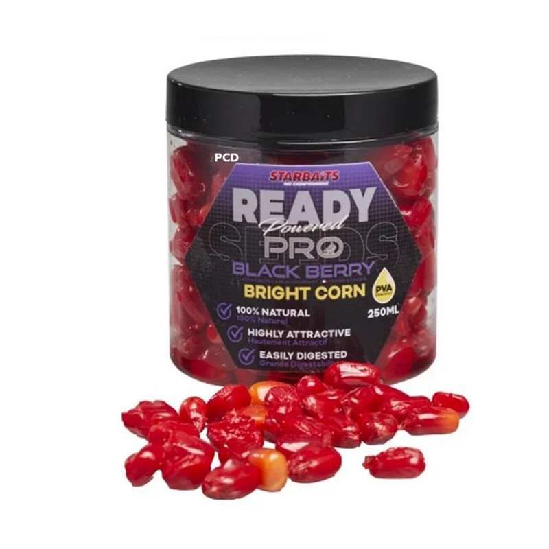 Graines Préparées Starbaits Ready Seeds Pro Bright Corn Blackberry 250ML
