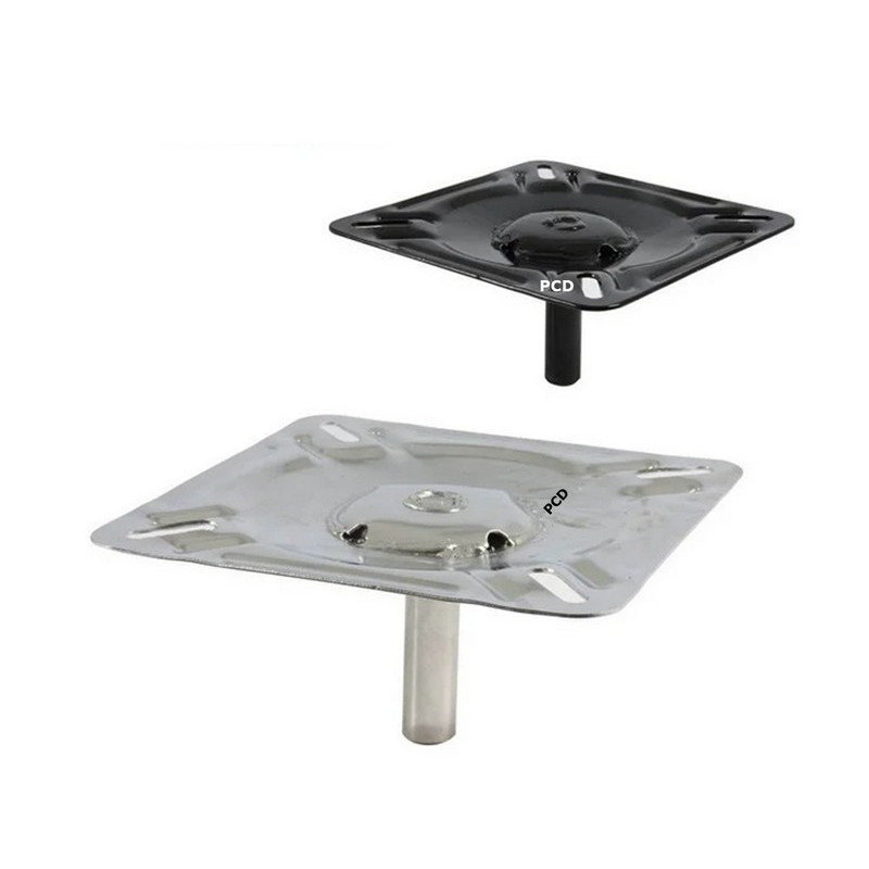 Platine Acier ou Inox Pour Fixation Siège Pike'n Bass