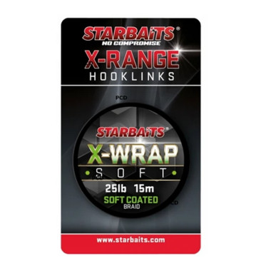 Tresse Starbaits X Wrap Soft Coated Braid 15M
