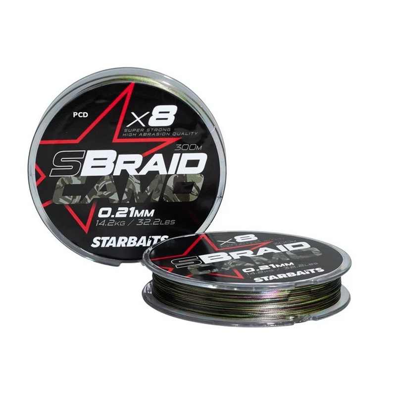 Tresse Carpe Starbaits S Braid Camo X8 300M