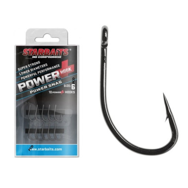 Hameçons Starbaits Power Hook Power Snag Par 10