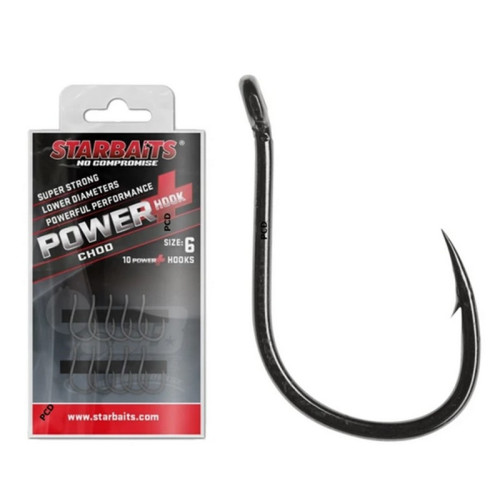 Hameçons Starbaits Power Hook Chod Par 10