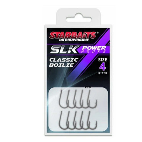 Hameçons Starbaits Power Hook PTFE Coated Classic Boilie Par 10