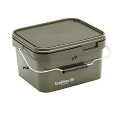 Seau Trakker 5LT Olive Square Container