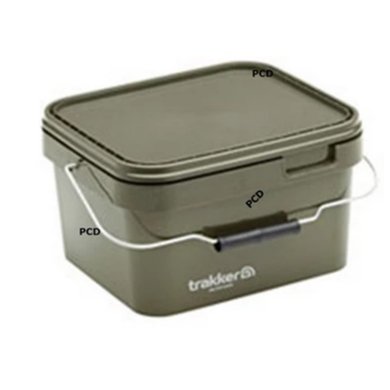Seau Trakker 5LT Olive Square Container
