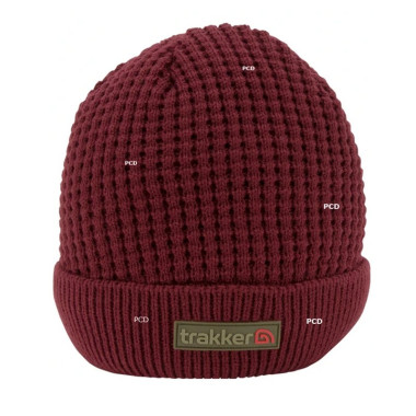 Bonnet Homme Bordeaux Trakker Plum Textured Beanie
