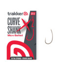 Hameçons Trakker Curve Shank XS Hooks Micro-Barbed Par 10