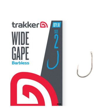 Hameçons Trakker Wide Gape Hooks Barbless Par 10