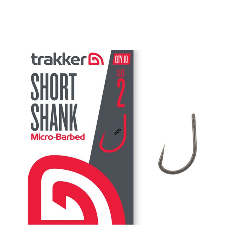 Hameçons Trakker Short Shank Hook Micro-Barbed Par 10
