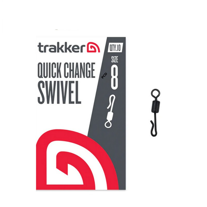Emerillons Trakker Quick Change Swivel Size 8 Par 10