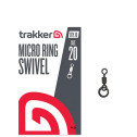 Emerillons Trakker Micro Ring Swivel Size 20 Par 10
