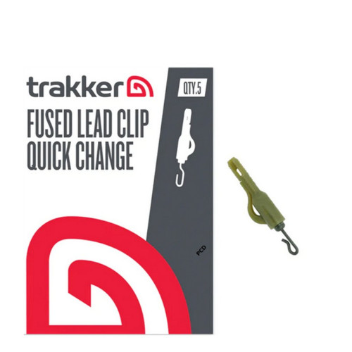 Clips Plombs Trakker Fused Lead Clip Quick Change Par 5