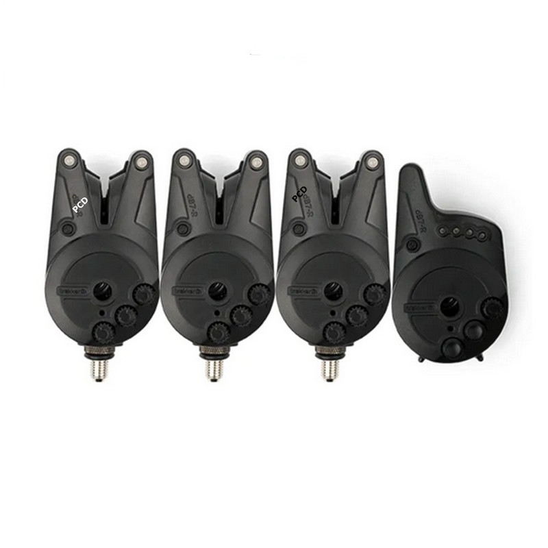 Coffret 3 Détecteurs + Centrale Trakker dB7-R 3 Rod Bite Alarm Set 3 + 1
