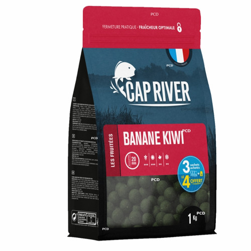 Bouillettes Cap River Banane Kiwi 1kg