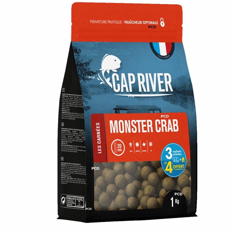 Bouillettes Cap River Monster Crab 1kg