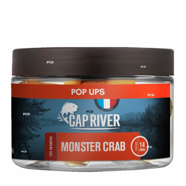 Bouillettes Flottantes Cap River  Pop Ups Monster Crabe Oranges